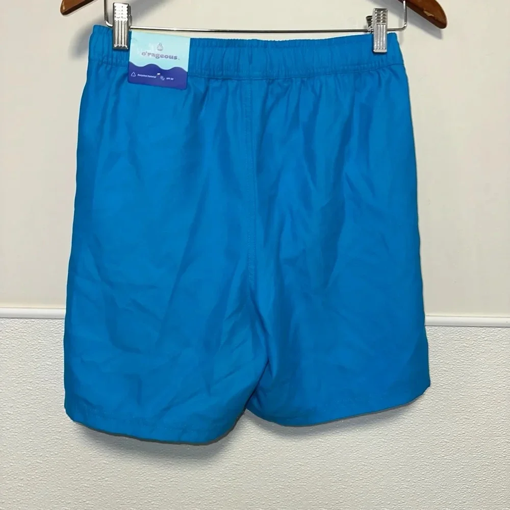 NWT! Boy's O'rageous Swim Trunks, Size L, Blue (14-16)